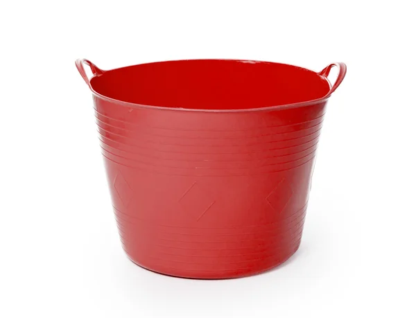 Cesta de plástico de color rojo —  Fotos de Stock