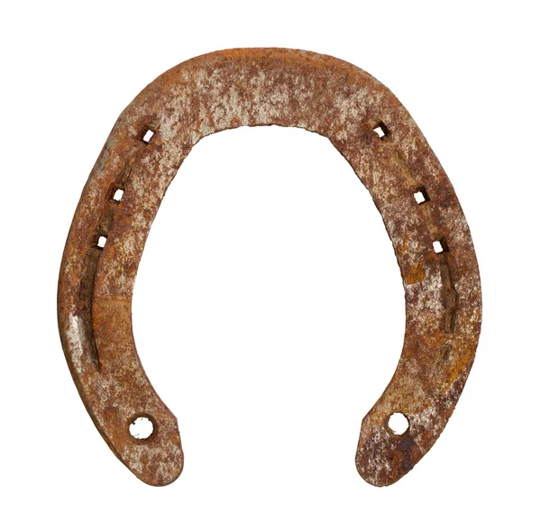 Rusty metal horseshoe Royalty Free Stock Photos