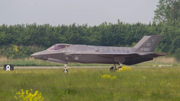 吕、 荷兰-5 月 26 日 ︰ 在它的 fi F-35 战斗机 — 图库照片