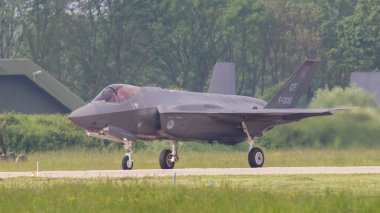 Leeuwarden, Hollanda-26 Mayıs: F-35 savaş sırasında bu fi