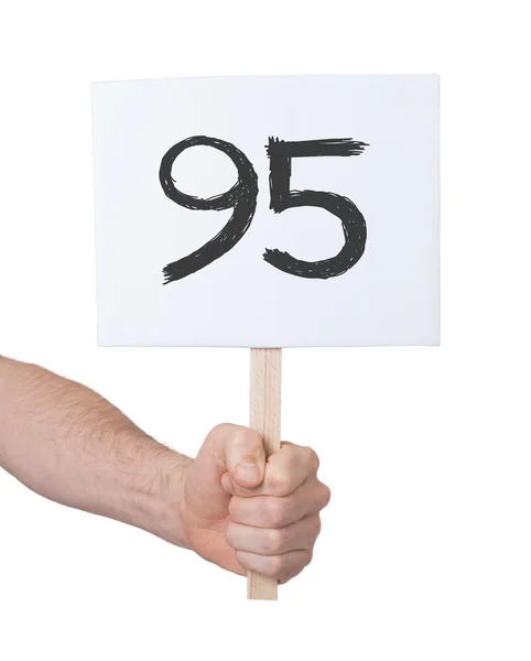 Firma con un numero, 95 — Foto Stock