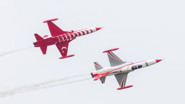 Leeuwarden, Hollanda - 10 Haziran 2016: Türk Hava Kuvvetleri D