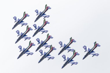 Leeuwarden, Hollanda-Haziran 11, 2016: İtalyan akrobasi çay