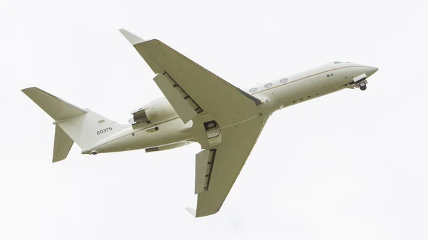 LEEUWARDEN, PAÍSES BAIXOS - JUNHO 10: Força Aérea Gulfstream Aero — Fotografia de Stock