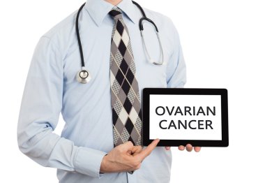 Tablet - yumurtalık kanseri tutan doktor