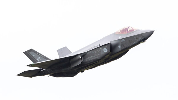 LEEUWARDEN, THE NETHERLANDS - JUNE 10, 2016: F-35 Lightning II f
