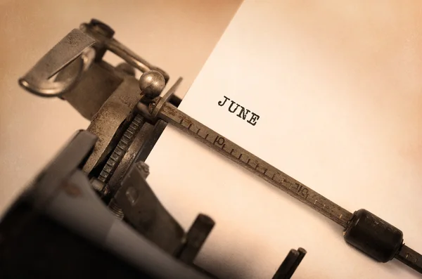 Starý psací stroj - květen — Stock fotografie