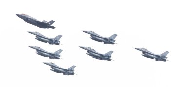 Leeuwarden, Hollanda - 11 Haziran 2016: F-35 yıldırım II f
