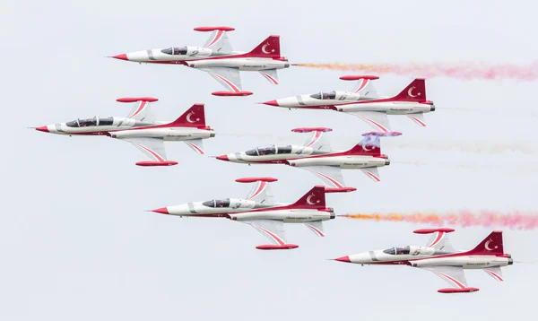 LEEUWARDEN, PAESI BASSI - 10 GIUGNO 2016: aeronautica militare turca D — Foto Stock