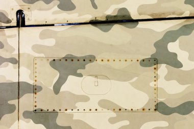 Uçak grunge metal arka plan, ordu camo parçası
