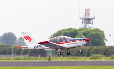 Leeuwarden, Hollanda - 11 Haziran 2016: Socata Tb-20 Trinid