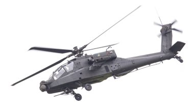 Leeuwarden, Hollanda - 11 Haziran 2016: Boeing Ah-64 Apache 