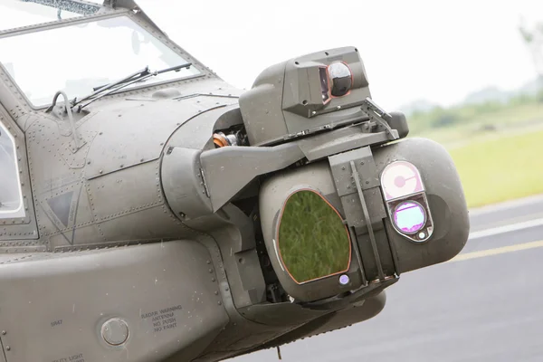 LEEUWARDEN, PAÍSES BAIXOS - JUN 11, 2016: Boeing AH-64 Apache — Fotografia de Stock
