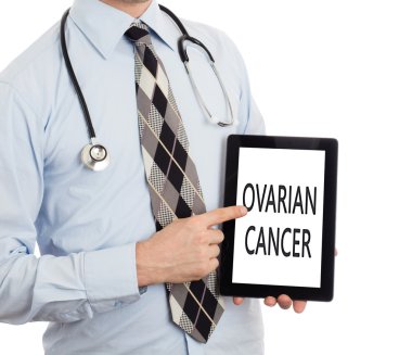 Tablet - yumurtalık kanseri tutan doktor