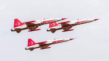 Leeuwarden, Hollanda - 10 Haziran 2016: Türk Hava Kuvvetleri D