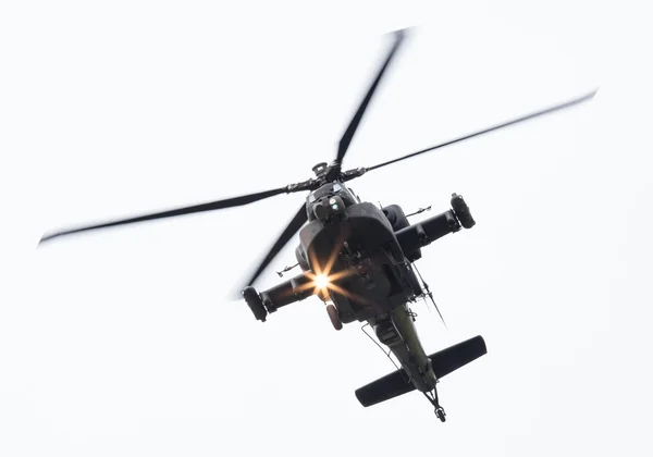 Leeuwarden, Nederländerna - 11 juni 2016: Boeing Ah-64 Apache — Stockfoto