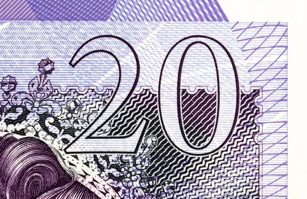 Pound currency background - 20 Pounds