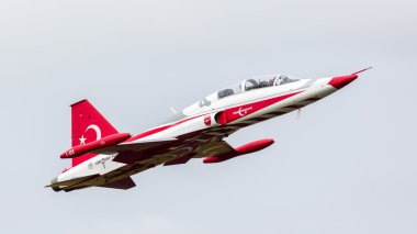 Leeuwarden, Hollanda - 10 Haziran 2016: Türk Hava Kuvvetleri D