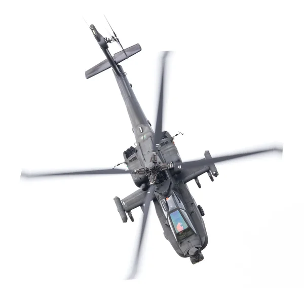 LEEUWARDEN, PAÍSES BAIXOS - JUN 11, 2016: Boeing AH-64 Apache — Fotografia de Stock