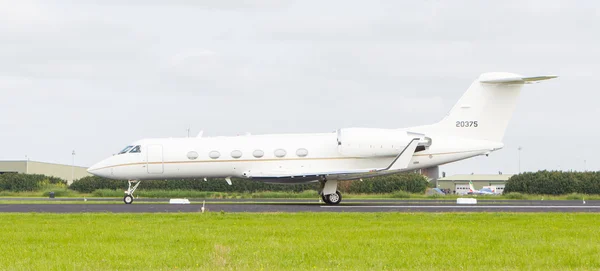 LEEUWARDEN, THE NETHERLANDS 10 IUNIE: Air Force Gulfstream Aero — Fotografie, imagine de stoc