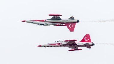Leeuwarden, Hollanda - 10 Haziran 2016: Türk Hava Kuvvetleri D