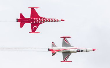 Leeuwarden, Hollanda - 10 Haziran 2016: Türk Hava Kuvvetleri D