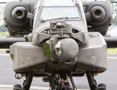 Leeuwarden, Hollanda - 11 Haziran 2016: Boeing Ah-64 Apache 