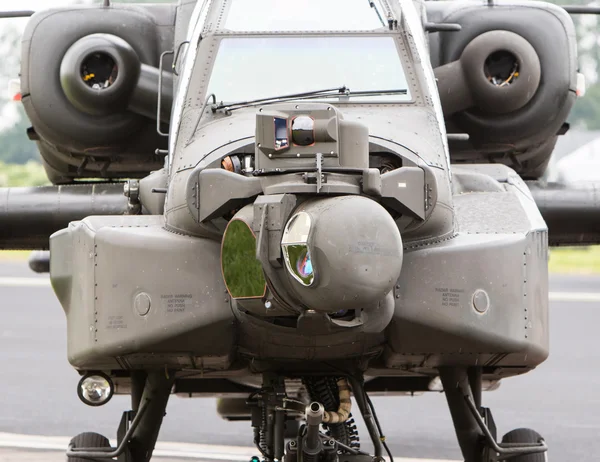 LEEUWARDEN, THE NETHERLANDS - JUN 11, 2016: Boeing AH-64 Apache — Stock Photo, Image