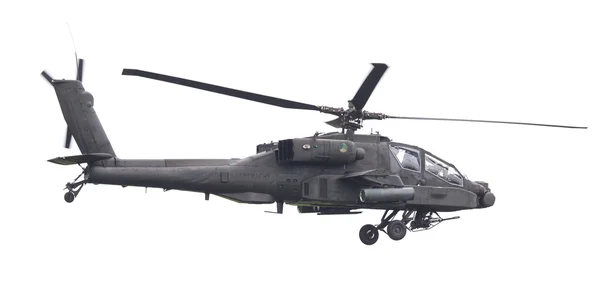 LEEUWARDEN, THE NETHERLANDS - JUN 11, 2016: Boeing AH-64 Apache — Stock Photo, Image