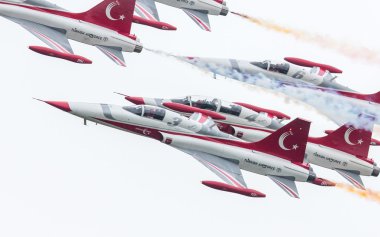 Leeuwarden, Hollanda - 10 Haziran 2016: Türk Hava Kuvvetleri D