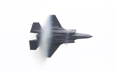 Leeuwarden, Hollanda - 11 Haziran 2016: Hollandalı F-35 yıldırım