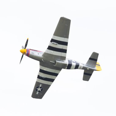 Leeuwarden, Hollanda - 10 Haziran: Toplam sayı, P51 Mustang