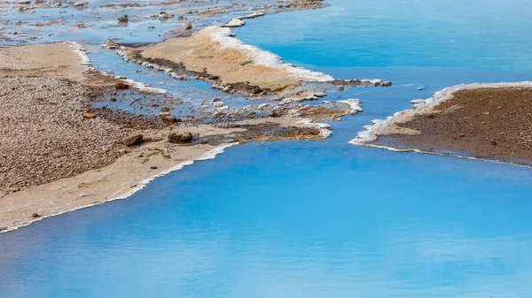 Blesi - Hot spring közelében Stokkur gejzír — Stock Fotó