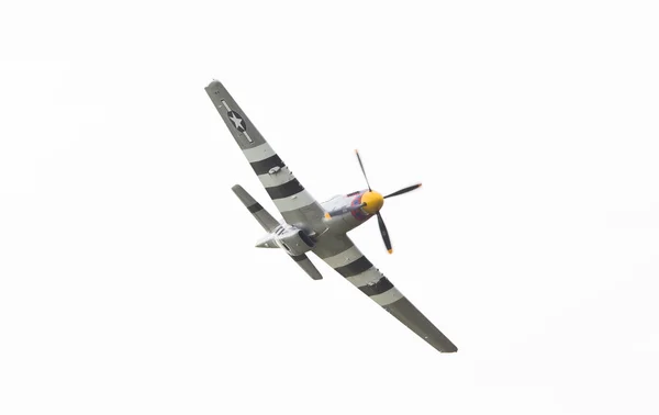 吕、 荷兰-6 月 10 日 ︰ P-51 显示在 — 图库照片