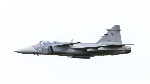 LEEUWARDEN, THE NETHERLANDS-JUNE 10: Modern tactical fighter jet — Stock Photo, Image