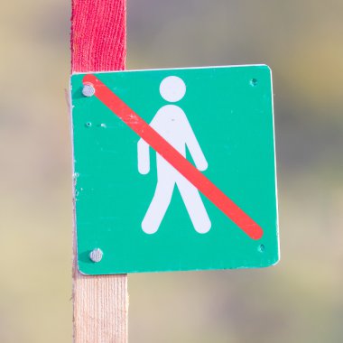 Buraya - İzlanda yürümek yasak