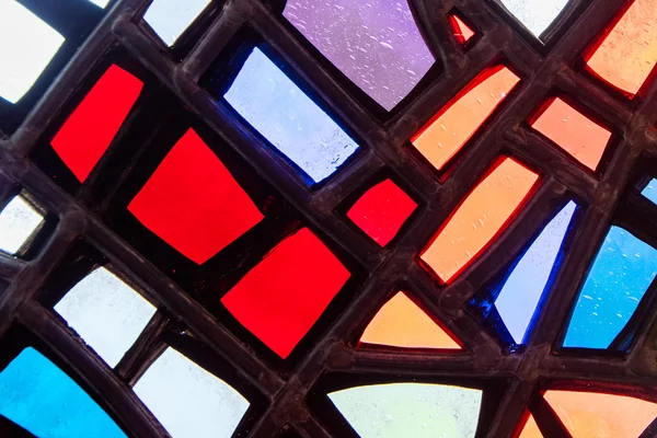 Image of a multicolored stained glass window — Stock Photo, Image