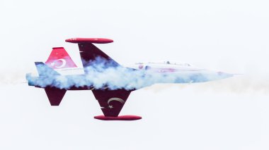 Leeuwarden, Hollanda - 10 Haziran 2016: Türk Hava Kuvvetleri D