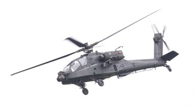 Leeuwarden, Hollanda - 11 Haziran 2016: Boeing Ah-64 Apache 
