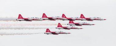 Leeuwarden, Hollanda - 10 Haziran 2016: Türk Hava Kuvvetleri D