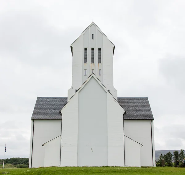 Skalholt, Island - 25. července: Moderní katedrála Skalholt byl dokončen v roce 1963, je zachycen dne 25. července 2016 a se nachází na jednom z nejvýznamnějších historických míst Islandu. — Stock fotografie