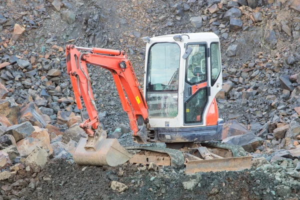 Petit bulldozer orange — Photo