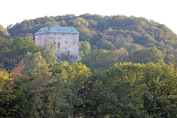 Hrad Houska Raně Gotický Hrad Jeden Nejzachovalejších Hradů Doby Mezi — Stock fotografie