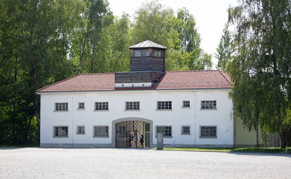 Dachau Německo Července 2020 Vstup Koncentračního Tábora Dachau Prvního Nacistického — Stock fotografie