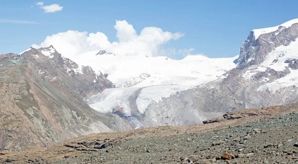 Umgebung Von Zermatt Schweiz Berge Flüsse Und Schnee — Stockfoto