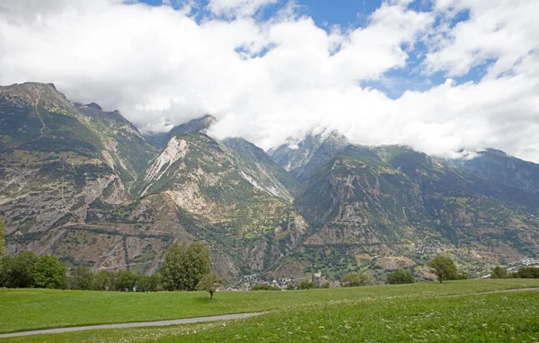 Typisch Zwitsers Landschap Het Zuiden Van Het Land — Stockfoto