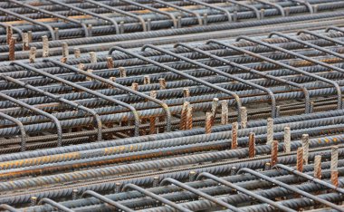 Metal takviye ızgarası - Güçlendirilmiş beton hazırlık, seçici odaklanma