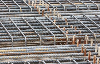 Metal takviye ızgarası - Güçlendirilmiş beton hazırlık, seçici odaklanma