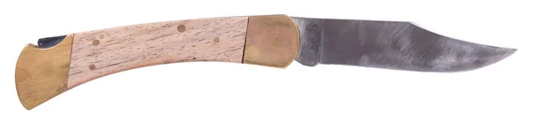 Vintage Pocketknife Isolated White Background — Stock Photo, Image