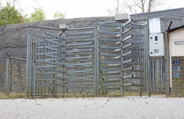 Oud Veiligheidsdraaihek Niet Meer Gebruik — Stockfoto